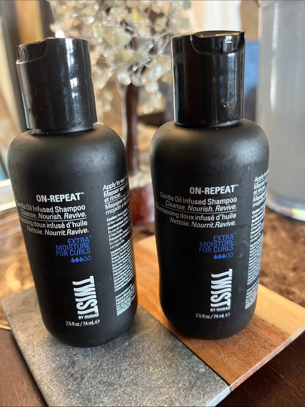 Twist On-Repeat Gentle Oil-Infused Shampoo (Extra Moisture for Curls) Set of 2